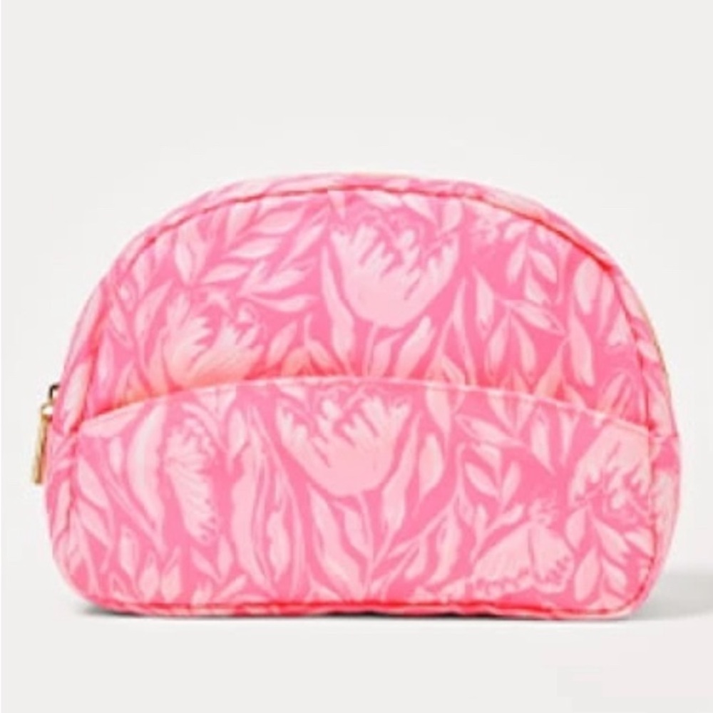 NWT Lilly Pulitzer pouch in Rousseau Pink Tulip To Tango